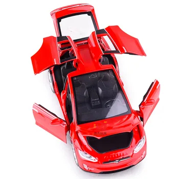 1:32 Lydinio Automobilio Modelį Metalo Diecast Žaislinės Transporto priemonės Automobilio Traukti Atgal Mirksi Muzikos Vaikas Žaislų Lenktynių Automobilis automobilio žaislas