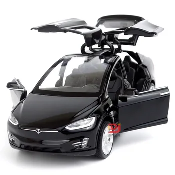 1:32 Lydinio Automobilio Modelį Metalo Diecast Žaislinės Transporto priemonės Automobilio Traukti Atgal Mirksi Muzikos Vaikas Žaislų Lenktynių Automobilis automobilio žaislas