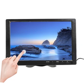 10.1 Colių 1280x800 LCD Touch Mini Kompiuterio Ekrane LED Ekranas 2Channel Vaizdo Įvesties Saugumo Ekranas su Garsiakalbiu HDMI VGA