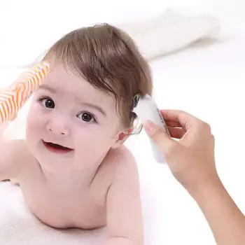 100-240V Mini Nešiojamieji Elektriniai Kūdikio Plaukų, Žoliapjovės USB Įkraunama Plaukų Clipper Vaikams Plaukų Pjovimo Ramioje Kūdikių Namų Skustuvas