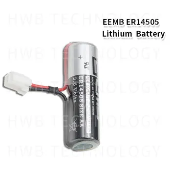 10vnt Nauja EEMB ER14505 AA 3,6 V 2400mAh Ličio Baterija Baterijos su Plug Nemokamas Pristatymas