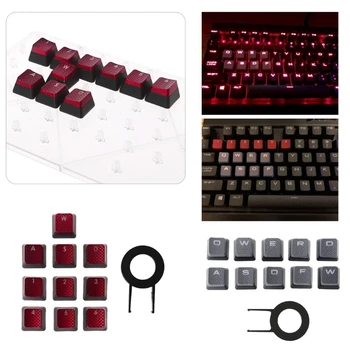 10vnt/Pak Keycaps už Corsair K70 K65 K95 G710 RGB APŠAUDYTI Mechaninė Klaviatūra