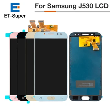 10vnt Samsung Galaxy LCD J5 2017 J530 SM-J530F J530M LCD Ekranas Jutiklinis Ekranas skaitmeninis keitiklis Surinkimas Su Šviesumo Reguliavimas