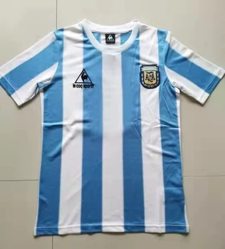 1986 Batistuta futbolo marškinėliai Argentina Maradona namuose sportas futbolo marškinėliai retro Maradona Canigia kokybės