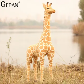 1pc 60/120cm Modeliavimas Žirafa Žaislai Super Mielas iškamša Lėlės Realus Žirafa Magija Gimtadienio Dovana Žaislai Vaikams