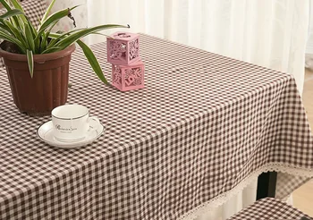 1pc Šiaurės Stiliaus Pledas staltiesė Vestuvėms Stačiakampio formos Staltiesė su Nėrinių Namų Dekoro Valgomasis Stalas Padengti toalha de mesa
