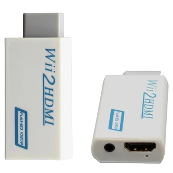 1pcs HD 1080p Ekraną HDMI Konverteris WII į HDMI Adapteris Wii