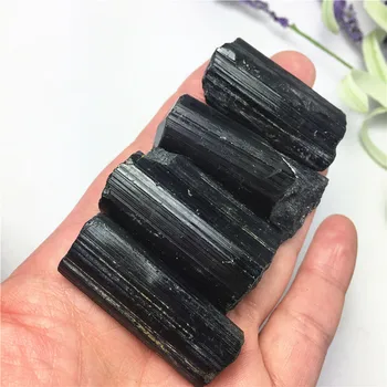 1pcs Natūralus Juodas Turmalinas Kristalų Šiurkštus Akmens Pavyzdys Crystal Rock Akmenys, Retas Akmuo, Originalus Mineralinis