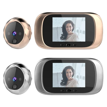 2.8 colių, Smart Elektroninių Akutė Naktinio Matymo Durys, Video Kameros Viewer Lauko Durys Bell LCD Spalvotas Ekranas Skaitmeninis Doorbell