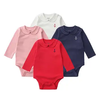 2019 prekės Naujagimių Drabužiai Mergaitėms Bodysuit vienos vienetų Jumpsuit Naujagimiui Medvilnės Rudenį ilgomis rankovėmis mergaitei, kūdikių drabužiai.