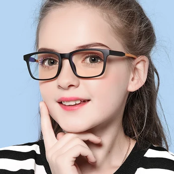 2020 nauja vaikų anti-mėlyna šviesa akinius klasikinis dviejų atspalvių kompiuterio akinių mados akiniai