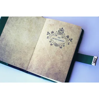 2020 Naujas Retro Vintage Sąsiuvinis Slaptažodį Knygos Planuotojas Office Lady Privatumo Van Gogh Kodas Knygą Apsaugos, kanceliarinės prekės