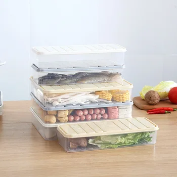 2020 Naujų Maisto Konteinerį Plastikinius Bento Šviežių Laikyti Lauke Šaldytuvas Multi Talpa Crisper Mikrobangų Krosnelė, Virtuvė Saugojimo Dėžutė