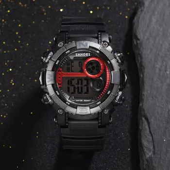2020 SHHORS Žiūrėti Vyrams, LED Skaitmeniniai Laikrodžiai Vandeniui Karinės Sporto Elektroniniai Laikrodžiai Laikrodis Relogio Masculino Reloj Hombre