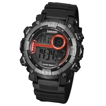 2020 SHHORS Žiūrėti Vyrams, LED Skaitmeniniai Laikrodžiai Vandeniui Karinės Sporto Elektroniniai Laikrodžiai Laikrodis Relogio Masculino Reloj Hombre