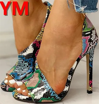 2020 Zapatos Mados Vasaros Seksualus Peep toe Puikūs Aukštakulniai Sandalai Ponios Padidėjo Stiletto Super Aukšto Kulno Moterų Siurbliai