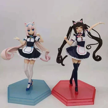 2021 Naujas Nekopara Paradas Vanilės Chocola PVC Veiksmų Skaičius, Anime Seksuali Mergina Paveikslas Modelis, Žaislų Kolekcijos Lėlės Dovana