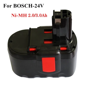 24V 2000/3000mah Ni-MH Įrankio Baterija Bosch 2607335280, 2607335446, 2607335562,BAT030, BAT031 B-8230 BAT240