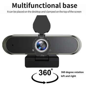 2K Stream Kamera, Built-in Mikrofono Pasukti Susitikimas Live Full HD Žaidimų Fotoaparato vartotojo Kompiuterio Usb Web Kamera KOMPIUTERIUI Laptopo