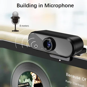 2K Stream Kamera, Built-in Mikrofono Pasukti Susitikimas Live Full HD Žaidimų Fotoaparato vartotojo Kompiuterio Usb Web Kamera KOMPIUTERIUI Laptopo