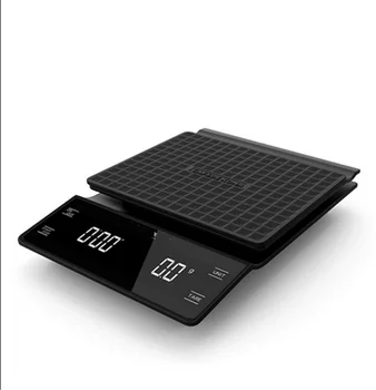 3 kg/0,1 g Lašinamas Kavos Masto Su Laikmačiu Nešiojamųjų Elektroninių Skaitmeninių Kavos Svoris Buitinių Lašelinę Masto Laikmatis LCD Elektroninių Masto