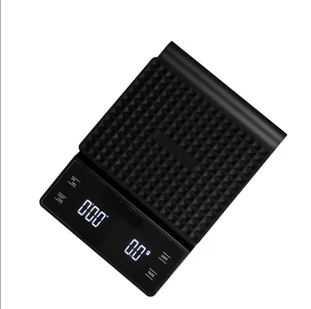 3 kg/0,1 g Lašinamas Kavos Masto Su Laikmačiu Nešiojamųjų Elektroninių Skaitmeninių Kavos Svoris Buitinių Lašelinę Masto Laikmatis LCD Elektroninių Masto