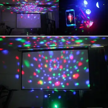 360° Besisukantis RGB Šalies Scenos Šviesos Daugiaspalvis Led Šviesos Juosta Klubo Etapas Diskoteka Kamuolys Poveikis Lempos Kalėdų, Gimtadienio KTV