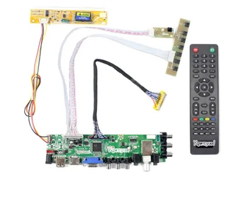 3663 Skaitmeninio Signalo DVB-C, DVB-T2, DVB-T rinkinys LP171WX2 LTN170BT08 LP171WPA LCD TV Valdiklio plokštės LUA63A82