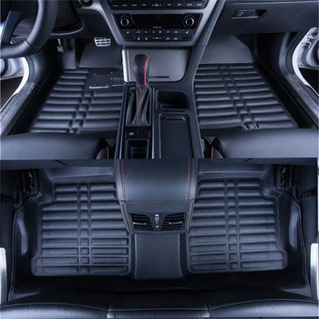 3D Automobilių Grindų kilimėlis Nissan Tiida (2007-2019) 2008-15-16-17-2018, pagaminti pagal Užsakymą, Auto Internail Automobilių Pėdų kilimėlis Automobilio Stilius Raštas
