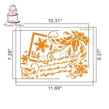 4 Vnt/Set Snaigės & Gėlių, Rožių Sugarcraft Minkštas Pyragas Apdaila Tiekimo Įrankis Tortas Trafaretai Dizaino Šablonai
