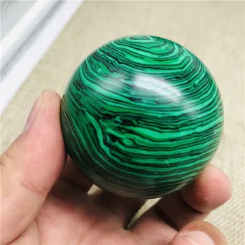 50mm naujas natūralaus malachito crystal ball, gydymas, vidaus apdaila