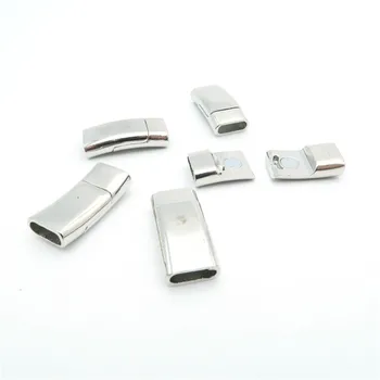 5vnt magnetas sąsagos 10*3mm Oda Prekių Sidabrinė apyrankė Komponentai Išvadas D-6-16