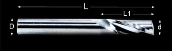 5VNT-Nemokamas pristatymas,cnc kieto karbido pabaiga malūnas,aliuminis, graviravimo ir pjovimo frezavimo cutter,alucobond&vario&Zn composite peilis