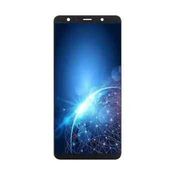 6.0 colių Super AMOLED skystųjų kristalų (LCD Samsung Galaxy A7 2018 A750 SM-A750F A750F LCD Ekranas Su Touch Screen komplektuojami Su Rėmo LCD