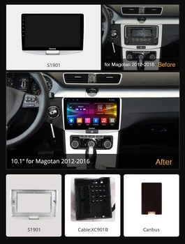 6G+128G Ownice 8 Core Android 10.0 Automobilio Radijo grotuvas GPS Volkswagen CC Magotan Passat b7 2012 m. 2013 m. m. m. 2016 DSP SPDIF