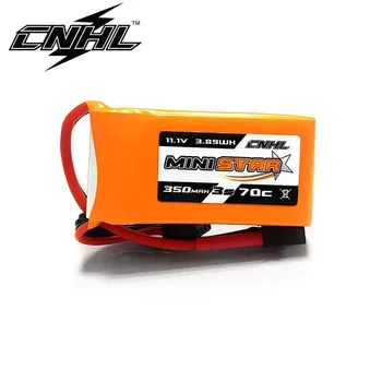 6PCS CNHL MiniStar 350mAh 3S 11.1 V .70C Lipo Baterija su XT30U Plug