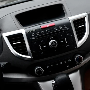 ABS Honda CRV CR-V 2012 13 14 15 16 Automobilių Skydelio Kairėn, Dešinėn Oro Kondicionierius AC Lizdo Angos Įklija Apdaila Padengti Priedai