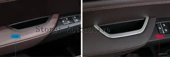 ABS Vidinis Vairuotojo Durelių Porankiai Saugojimo Dėžutės Rėmas Padengti BMW X3 F25 2011-m. 1pcs