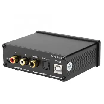AC-Q3 PRO VPK Dekodavimo Garso Dekoderis Garso Stiprintuvas su 3,5 MM Ausines, Namų Kino sistemos, USB, RCA