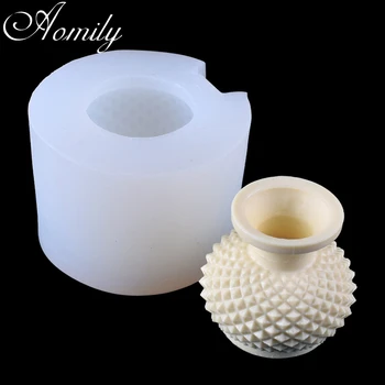 Aomily 3D Vaza Silikono Formos Kristalų Epoksidinės Silikono Formos 