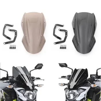 Artudatech ABS prekinis, galinis Stiklo Ekraną Priekinio stiklo Laikiklis su Kawasaki Z650 2017-2019 Motociklo priekinio, galinio Stiklo Priedai, Dalys