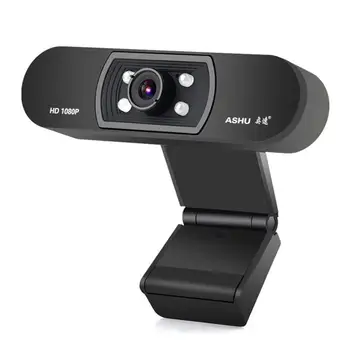 Atsargų Webcam Usb Full Hd 1080p 1920x1080 Web Kamera, Kompiuteris Smart Android Tv Žaidimų Pc Win10 Nešiojamas Dropshipping