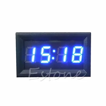 Aukščiausios Kokybės, Naujos Automobilių, Motociklų Aksesuaras Prietaisų skydelis Skaitmeninis Laikrodis LED Ekranas 12V/24V