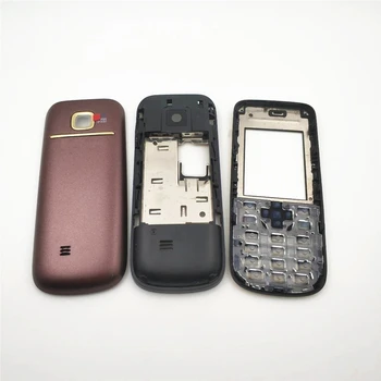 Aukščiausios Kokybės Visiškai Užbaigti Mobiliojo Telefono Korpuso Dangtis Atveju Nokia 2700 2700c Su anglų Klaviatūra