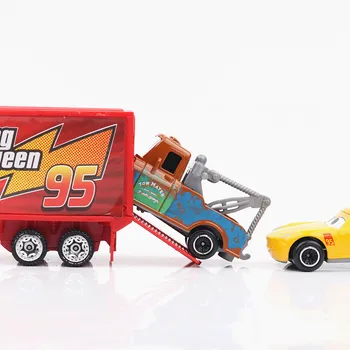 Automobiliai 3 disney pixar žaislų rinkinys Žaibas McQueen Jackson Audra Sunkvežimių 1:55 Lydinio Pixar Automobilių Metalo Liejimo Automobilių Žaislą Dovanų