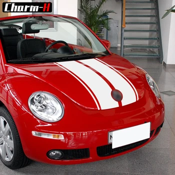Automobilio Stilius Gaubtas variklio Dangčio, Stogo, Galinio Kamieno Juostų Rinkinys Lipdukai Lipdukai, Vinilo Volkswagen Beetle 2002-2006 Priedai