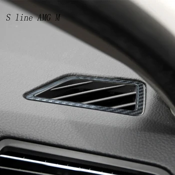 Automobilio stilius Oro Išleidimo Anglies pluošto, Etiketes ir lipdukus China Apima apdaila BMW 5 Serijos F10 F18 Interjero Auto Priedai