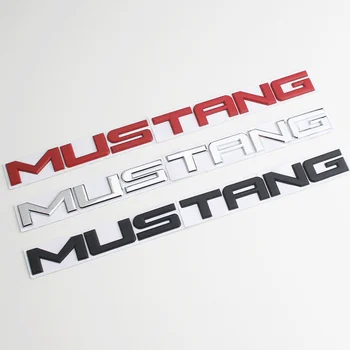 Automobilių 3d Lipdukas, Skirtas Ford Mustang GT Priekinis variklio Dangtis, Emblema, Galiniai bagažo skyriaus Dangtį, Logotipo Lipdukas Raidė