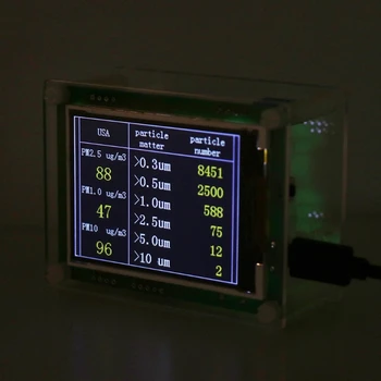 Automobilių KD2.5 Detektorius Testeris Oro Kokybės PM1.0 KD10 JOMS Dalelių Klausimas Monitorius LCD Namo Dujų Termometras, Temperatūros, oro Drėgmės Matuoklis