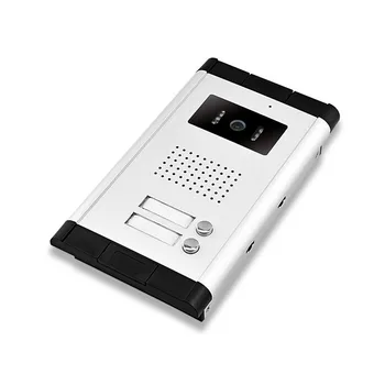 Baltos Spalvos Vaizdo Duris Telefono Ryšio DoorBell Kamera Su 2 Valdymo Mygtukais Lauko Įėjimo Mašina Daugiabučiuose